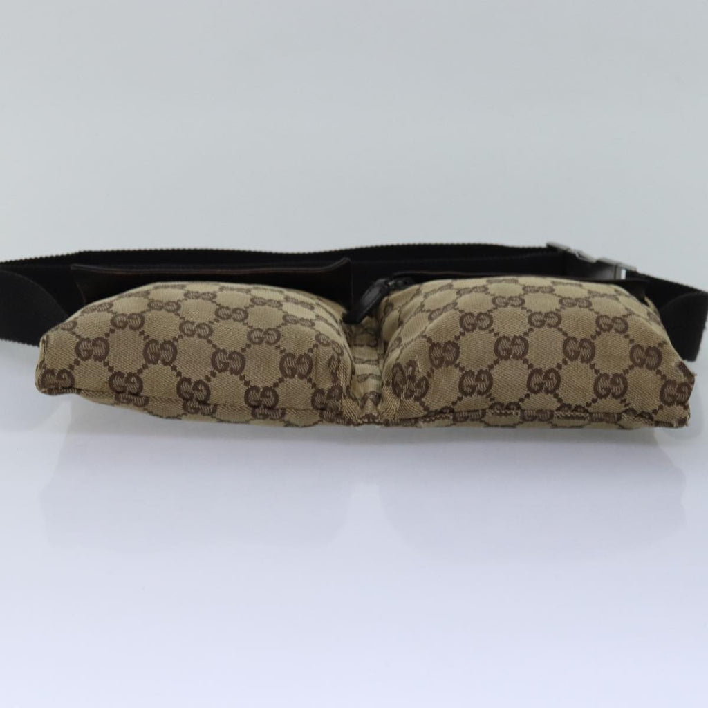 GUCCI GG Canvas Body Bag Beige 28566 74874