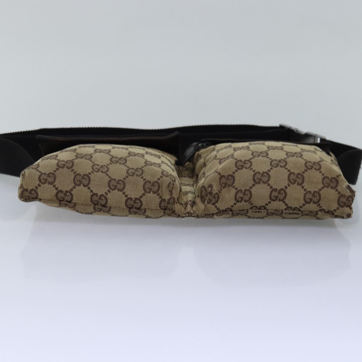 GUCCI GG Canvas Body Bag Beige 28566 74874