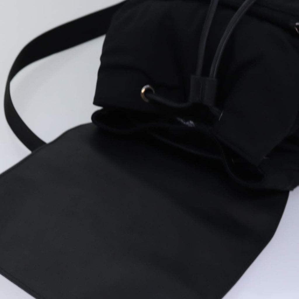 GUCCI Backpack Nylon Leather Black 003 0233 74876