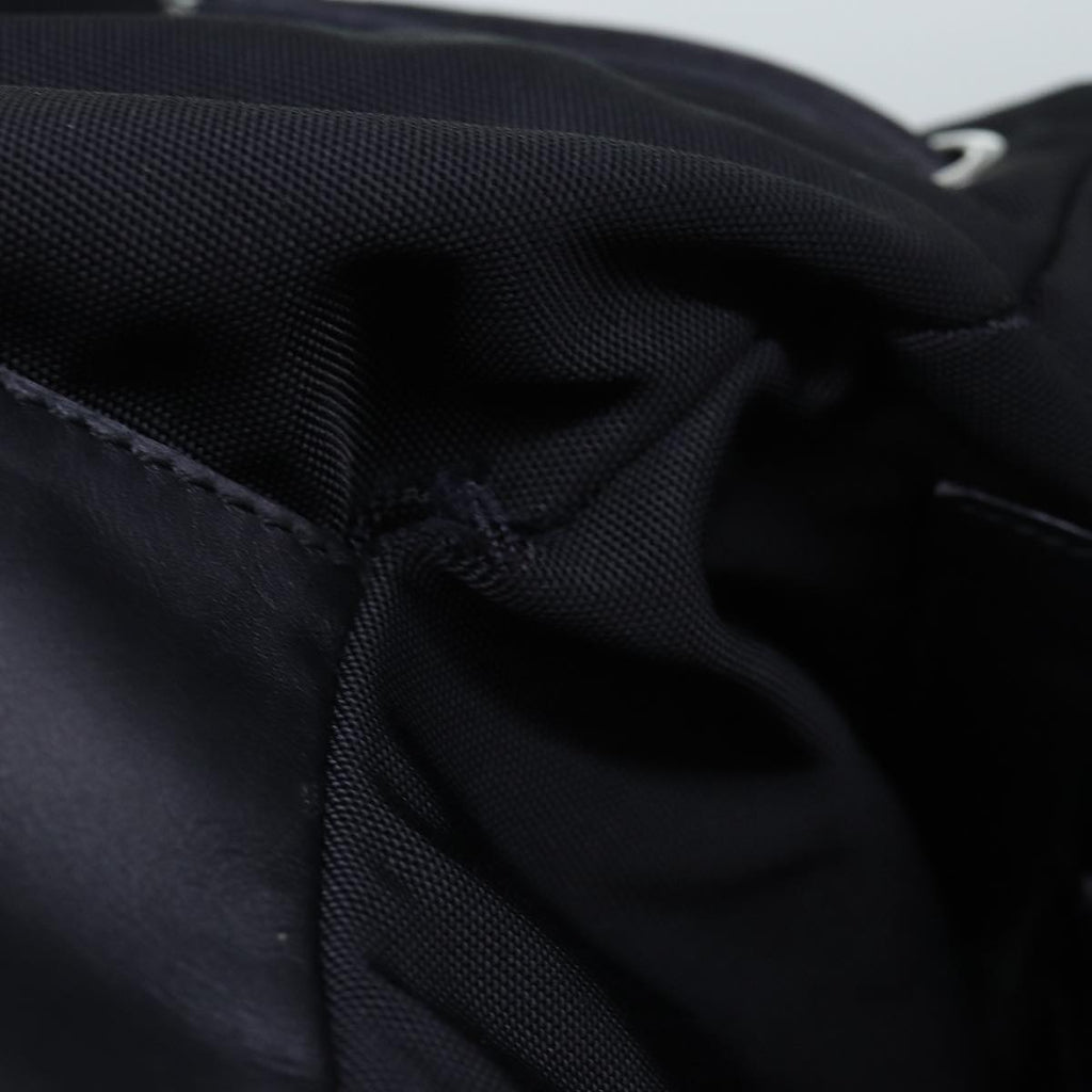 GUCCI Backpack Nylon Leather Black 003 0233 74876