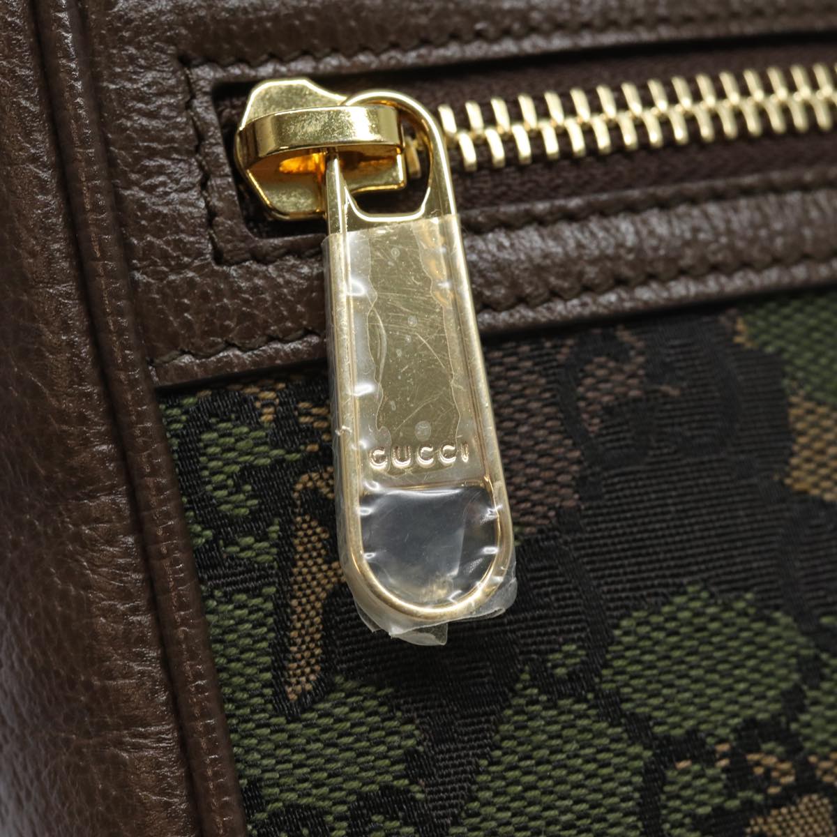 GUCCI GG Canvas Web Sherry Line GUCCIxPALACE Bag Camouflage 723142 74880S