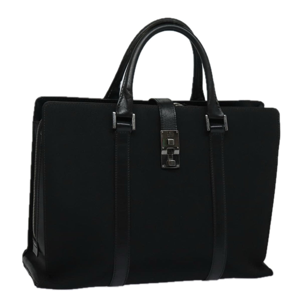 GUCCI Hand Bag Canvas Black 114262 74889
