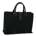 GUCCI Hand Bag Canvas Black 114262 74889