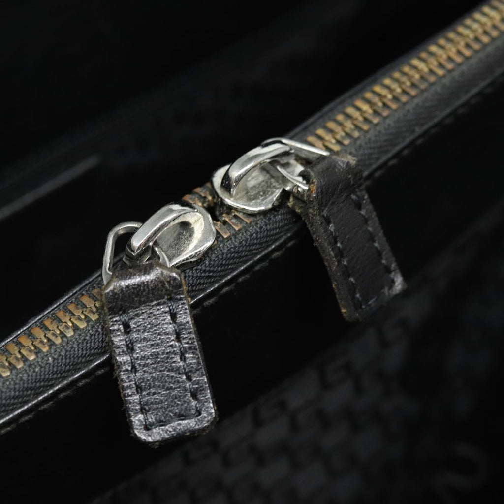 GUCCI Hand Bag Canvas Black 114262 74889