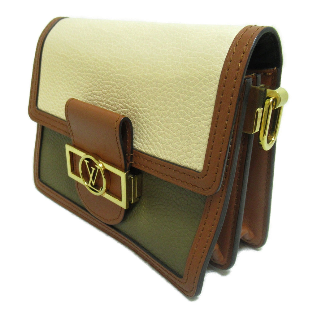 Louis Vuitton Louis Vuitton Dolphin Mini Shoulder Bag Leather  Leather  Brown Cream/Cake M44580