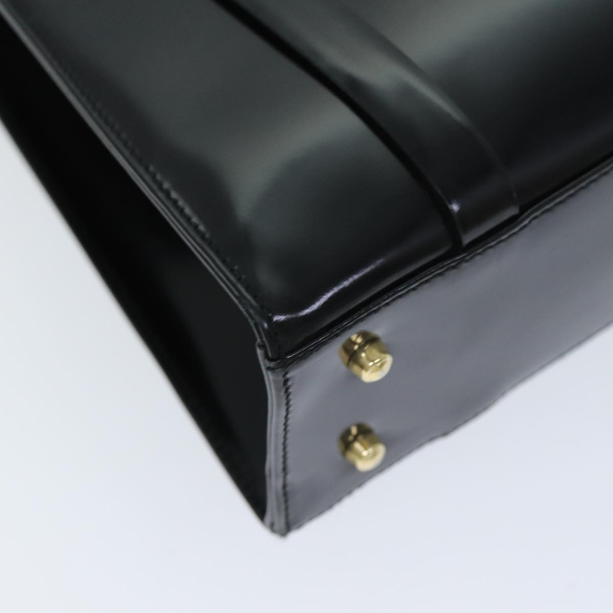 GUCCI Shoulder Bag patent Black 001 1781 1735 74975
