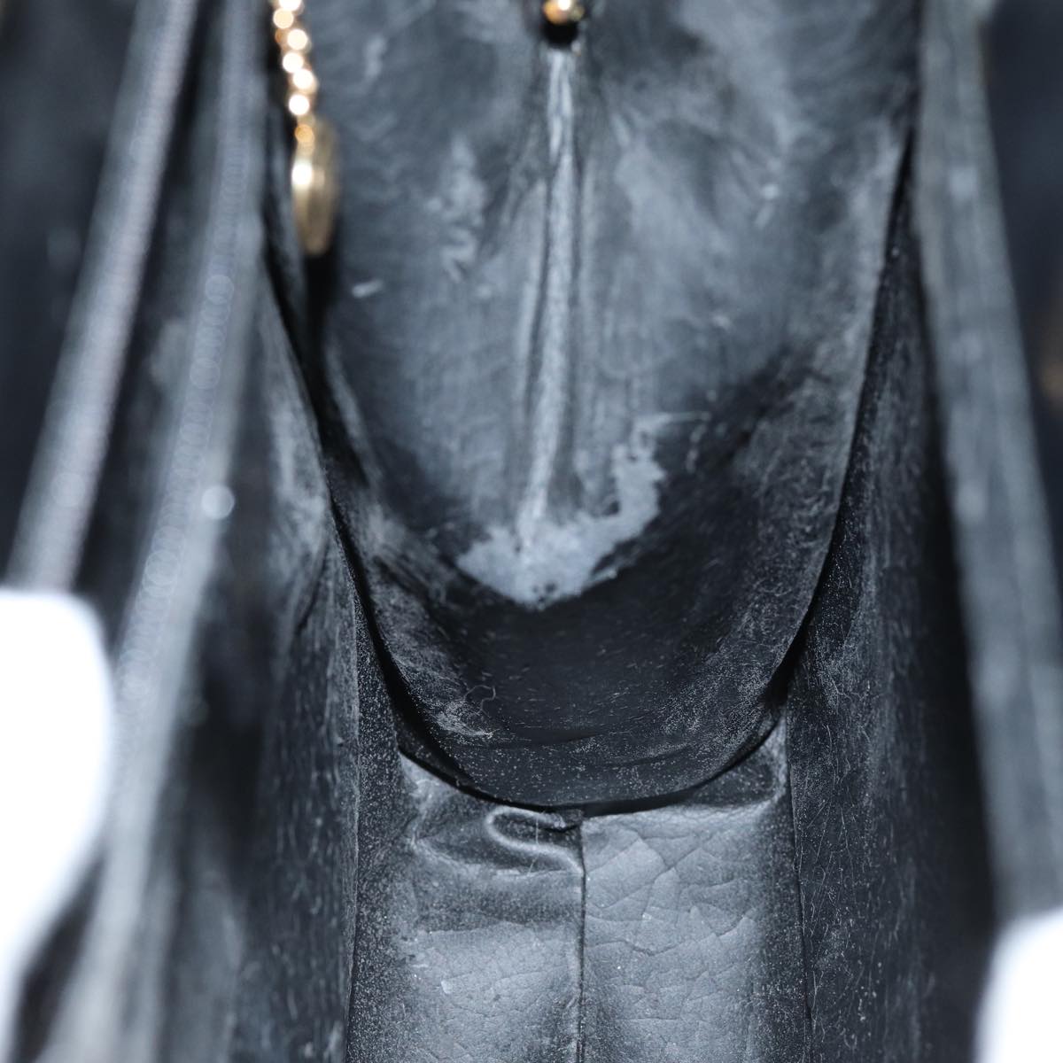 GUCCI Shoulder Bag patent Black 001 1781 1735 74975