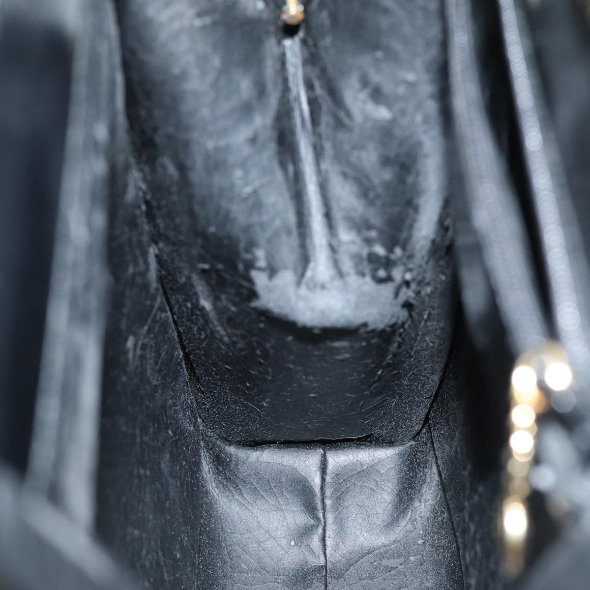 GUCCI Shoulder Bag patent Black 001 1781 1735 74975