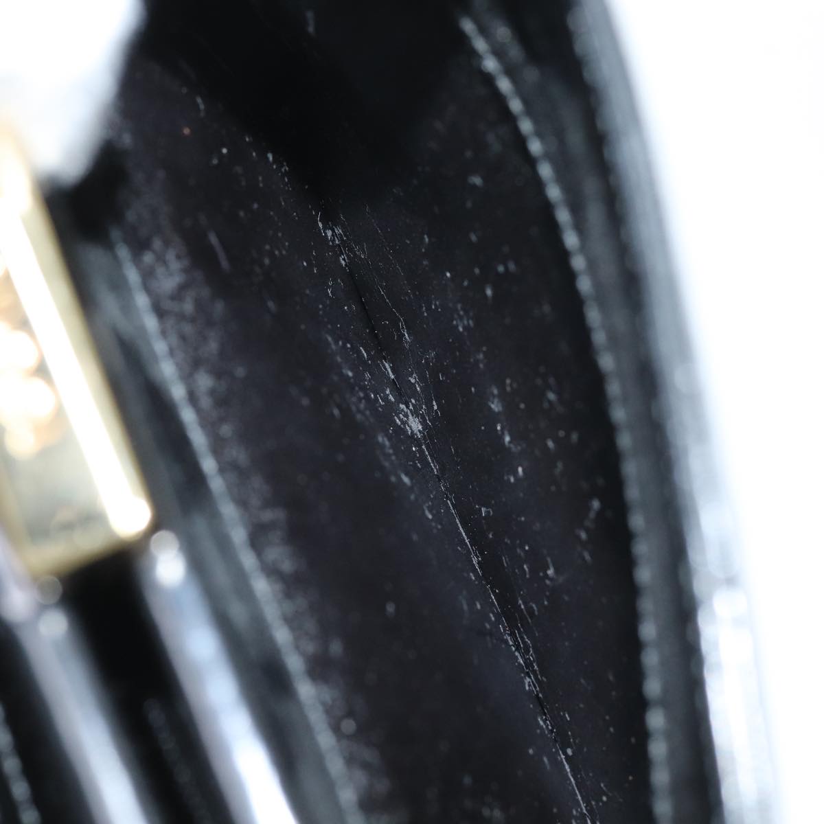 GUCCI Shoulder Bag patent Black 001 1781 1735 74975