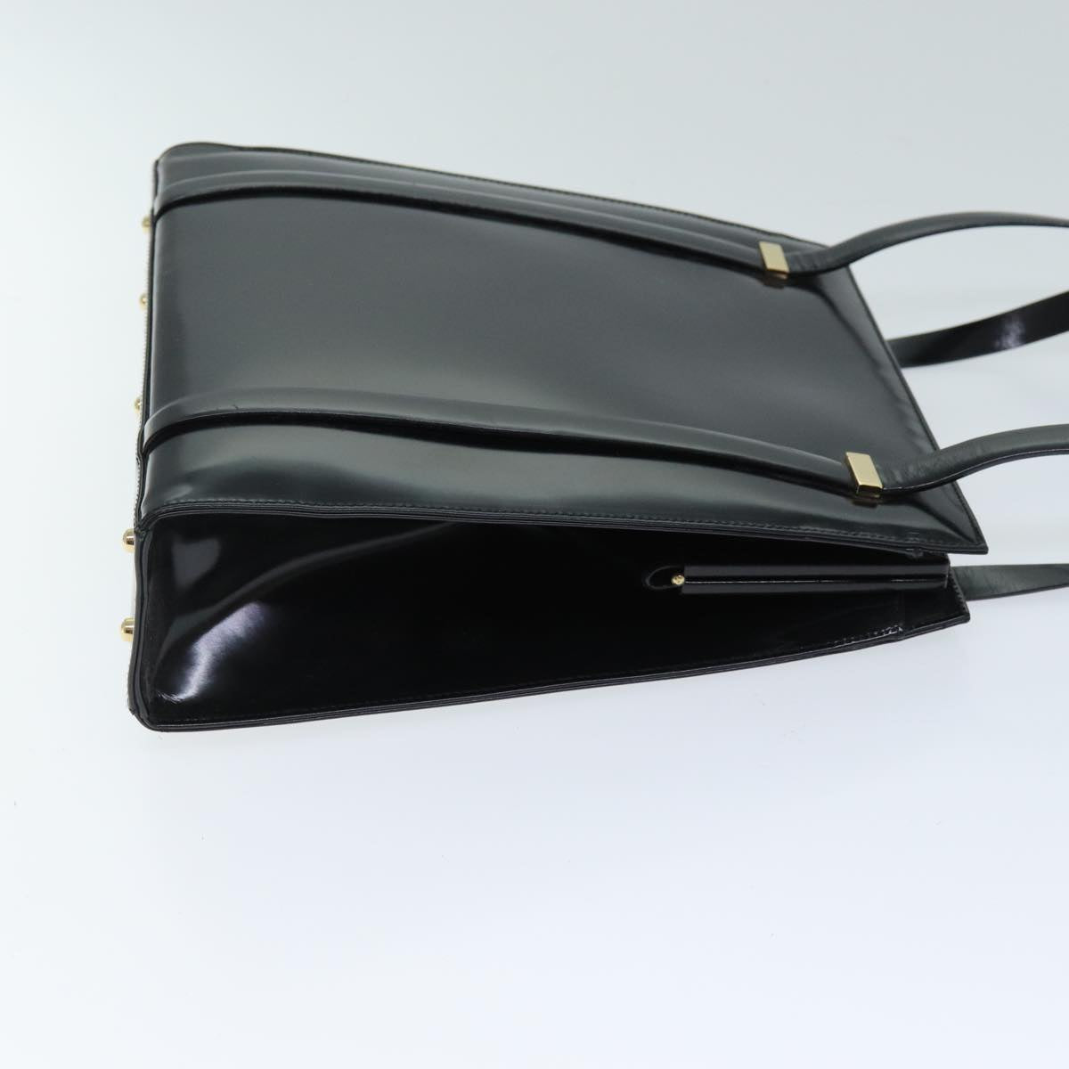 GUCCI Shoulder Bag patent Black 001 1781 1735 74975