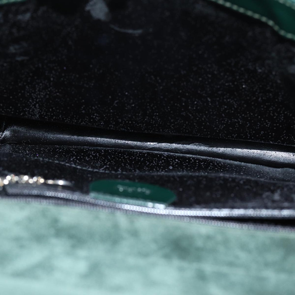 GUCCI Shoulder Bag patent Green 001 2684 1737 74976