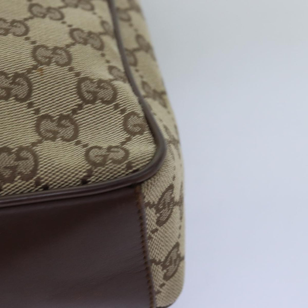 GUCCI GG Canvas Shoulder Bag Beige 019 0537 74979