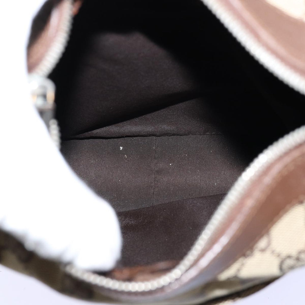 GUCCI GG Canvas Shoulder Bag Beige 019 0537 74979