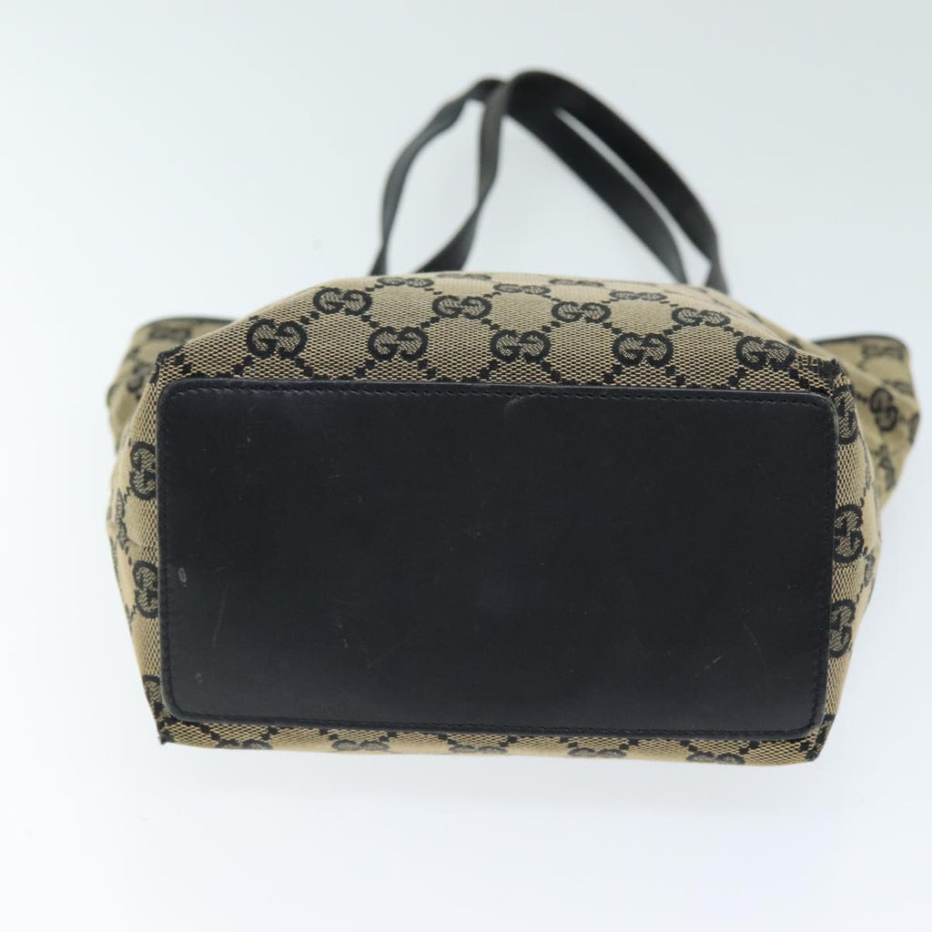 GUCCI GG Canvas Tote Bag Beige 002 1099 74982