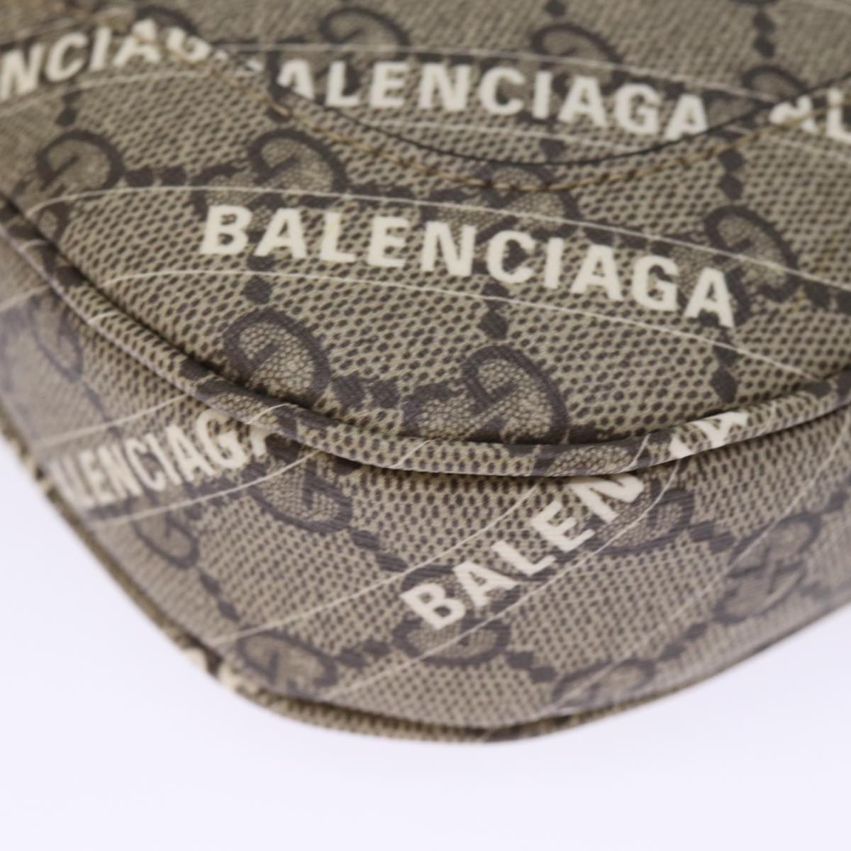GUCCI GG Supreme Web Sherry Line Jackie Bag BALENCIAGA Beige 636706 74999SA