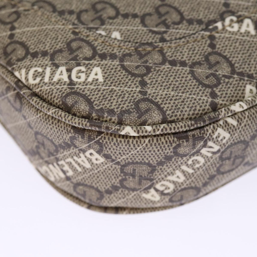 GUCCI GG Supreme Web Sherry Line Jackie Bag BALENCIAGA Beige 636706 74999SA
