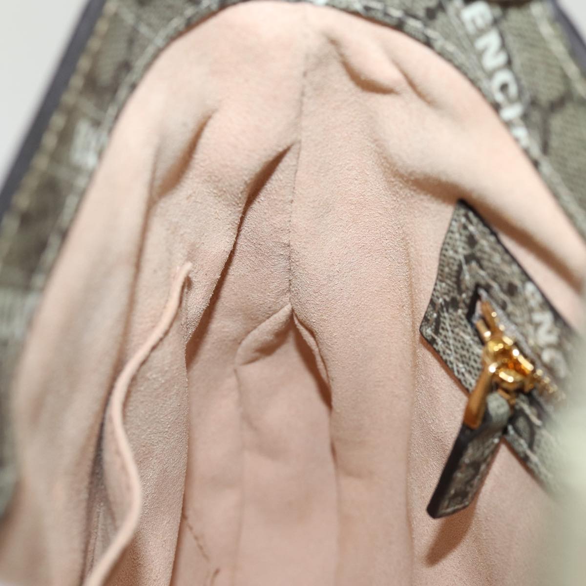 GUCCI GG Supreme Web Sherry Line Jackie Bag BALENCIAGA Beige 636706 74999SA
