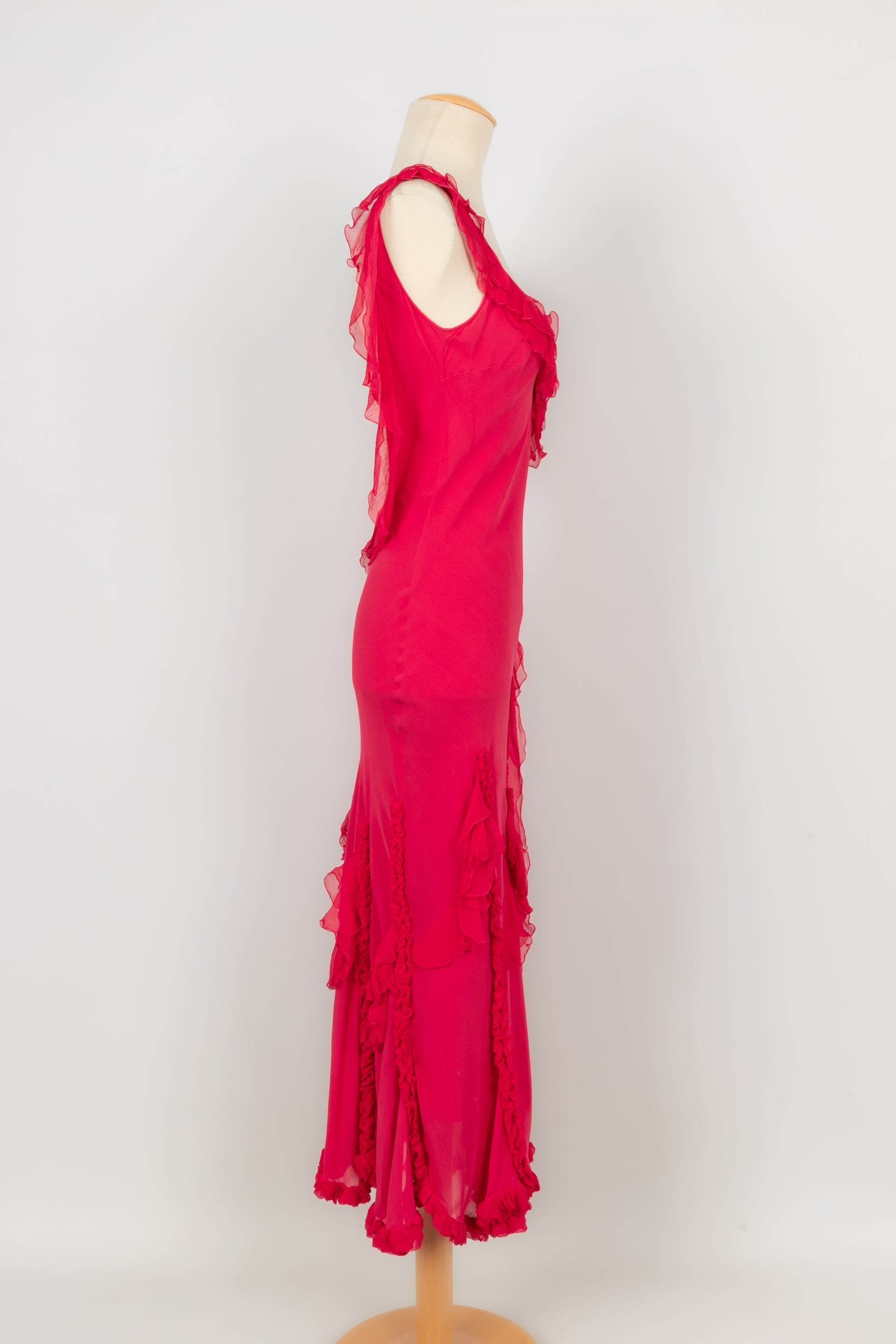 Robe en soie Galliano