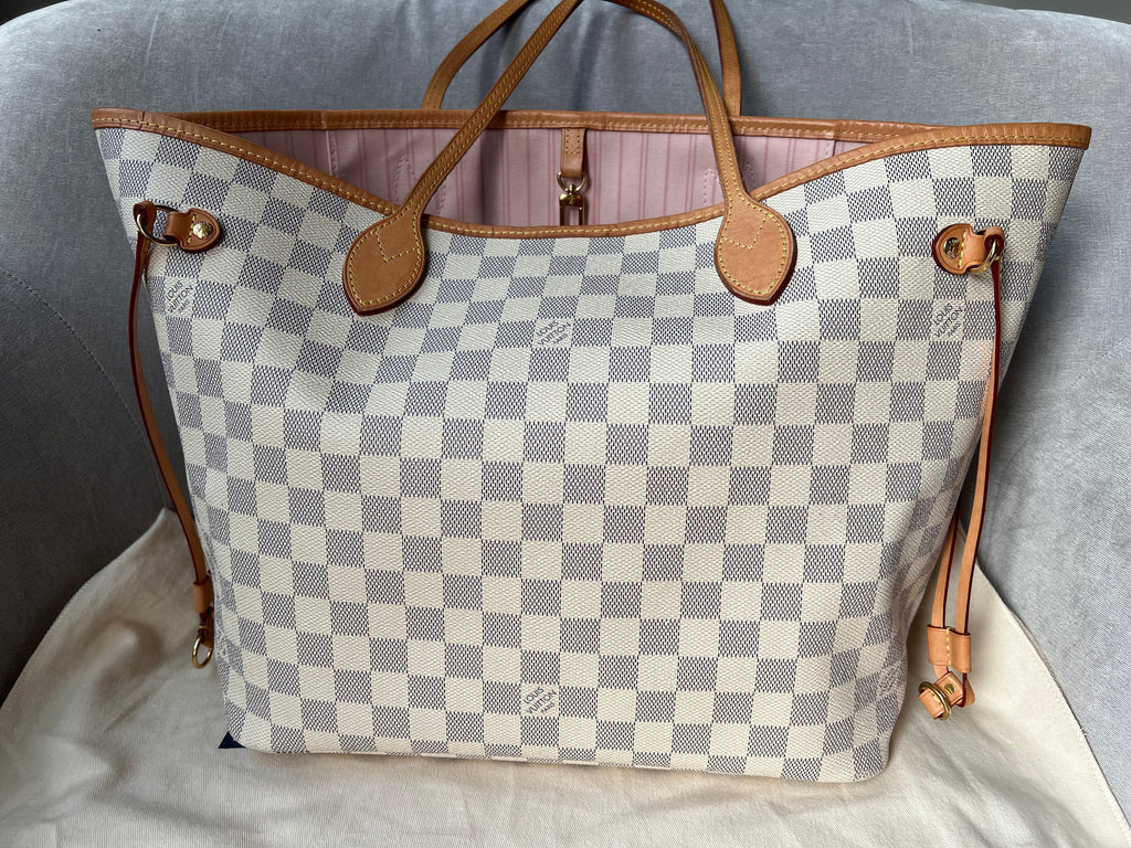 Louis Vuitton Neverfull MM  Damier Azur (RRP £1,410)
