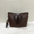 LV Siena GM Bag in Damier Ebene Canvas and GHW