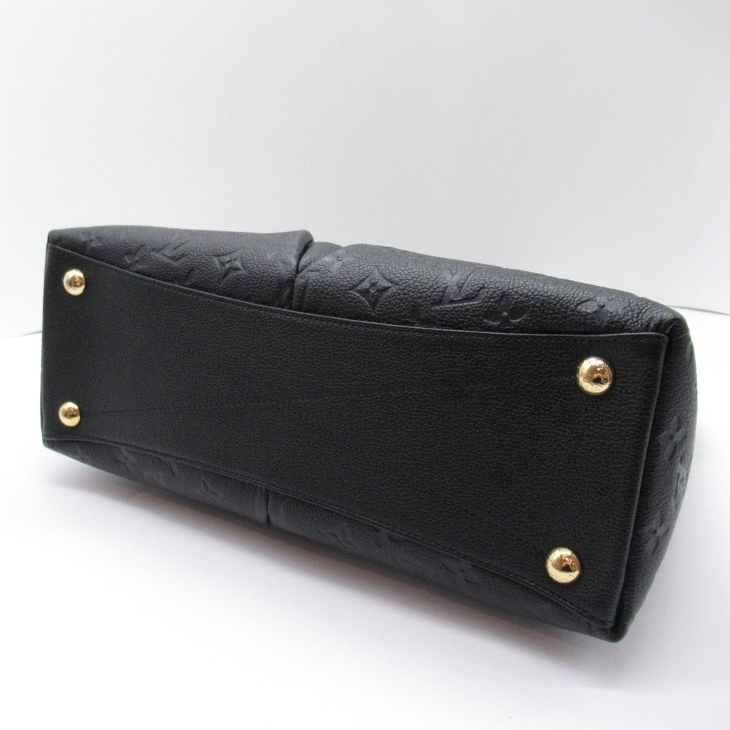 Louis Vuitton V Toot MM Shoulder Bag Leather Monogram Emplant  Black M44421