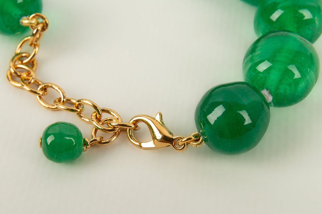 Collier camÃƒÆ’Ã‚Â©lia vert Augustine