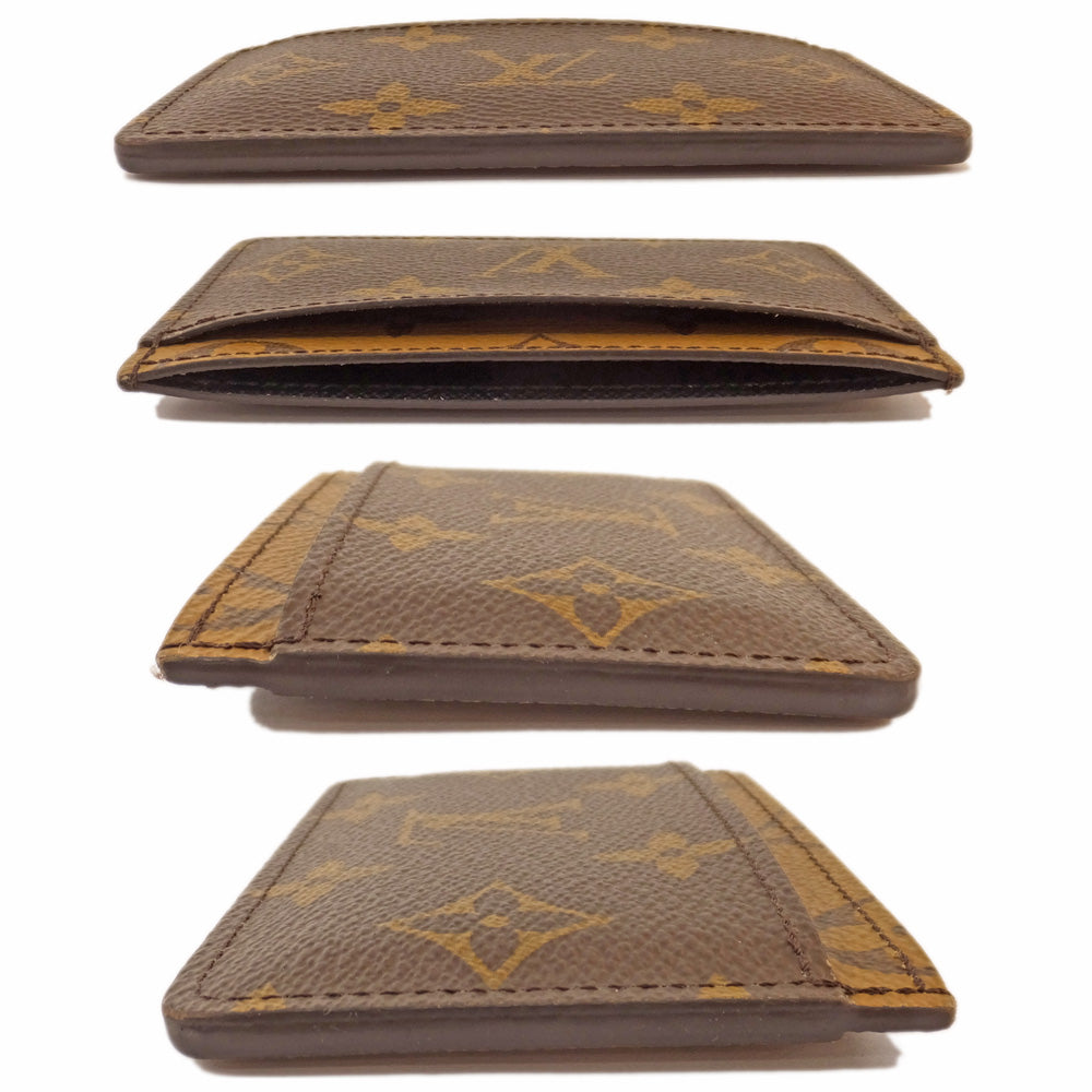 Louis Vuitton Porte Jaeger Le Coultre M69161 Card Case Monogram Canvas LV Brown Small Compact Thin