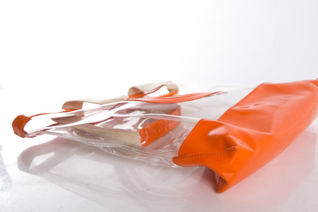 Tory Burch Orange PVC Tote