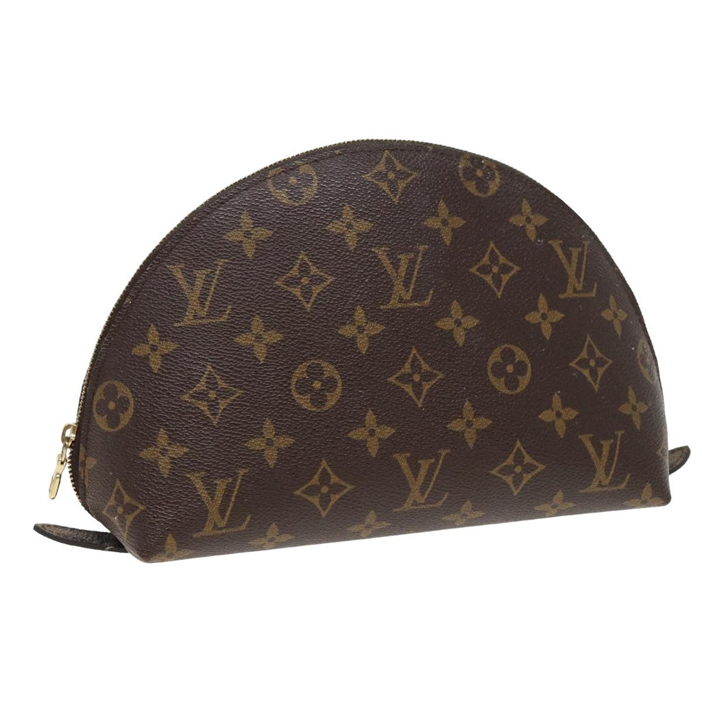 Louis Vuitton Monogram Trousse Demi Ronde Cosmetic Pouch