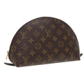 Louis Vuitton Monogram Trousse Demi Ronde Cosmetic Pouch