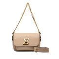 Louis Vuitton Locky Tender Handbag Shoulder Bag 2WAY M58554 Grey Beige Leather  Louis Vuitton
