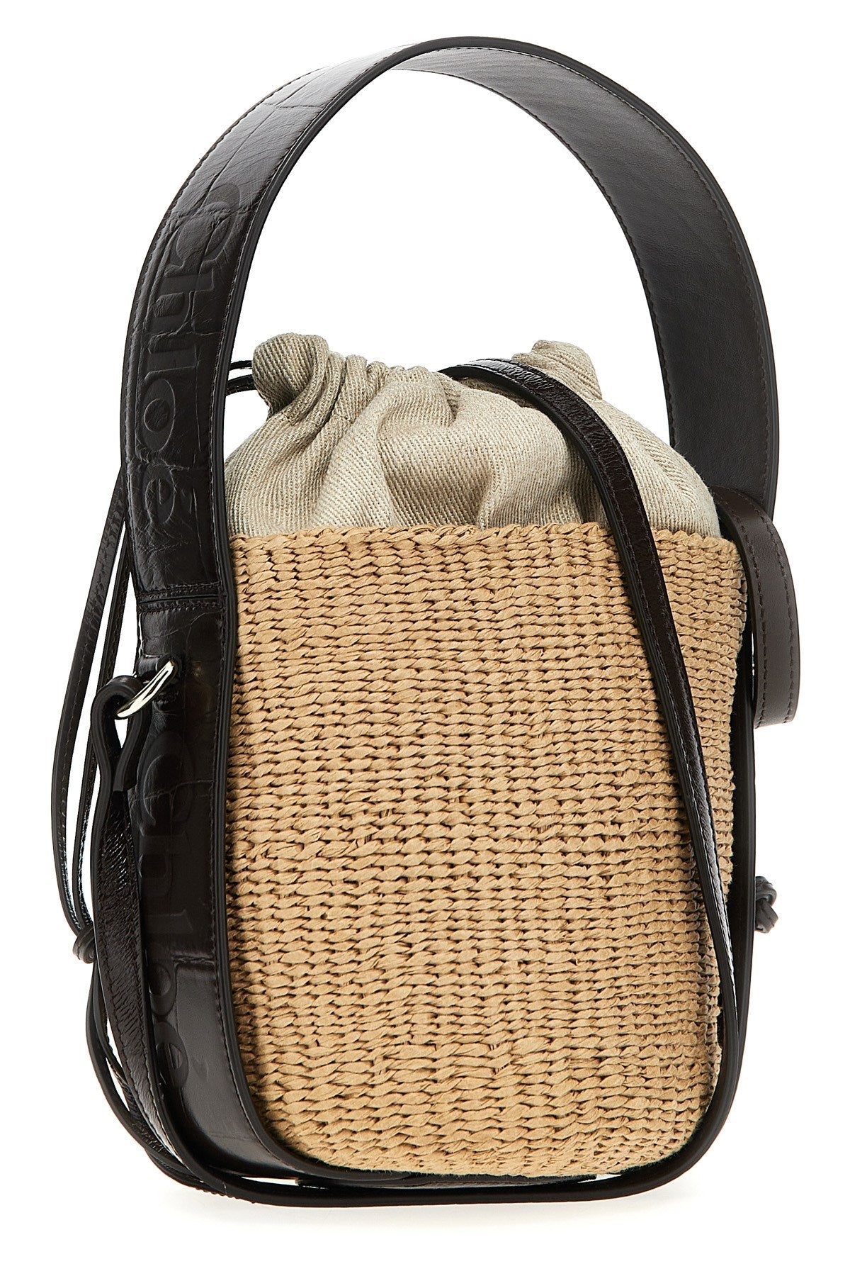ChloÃƒÆ’Ã‚Â© Women Small 'Woody' Crossbody Bag In Woven Raffia And Pe