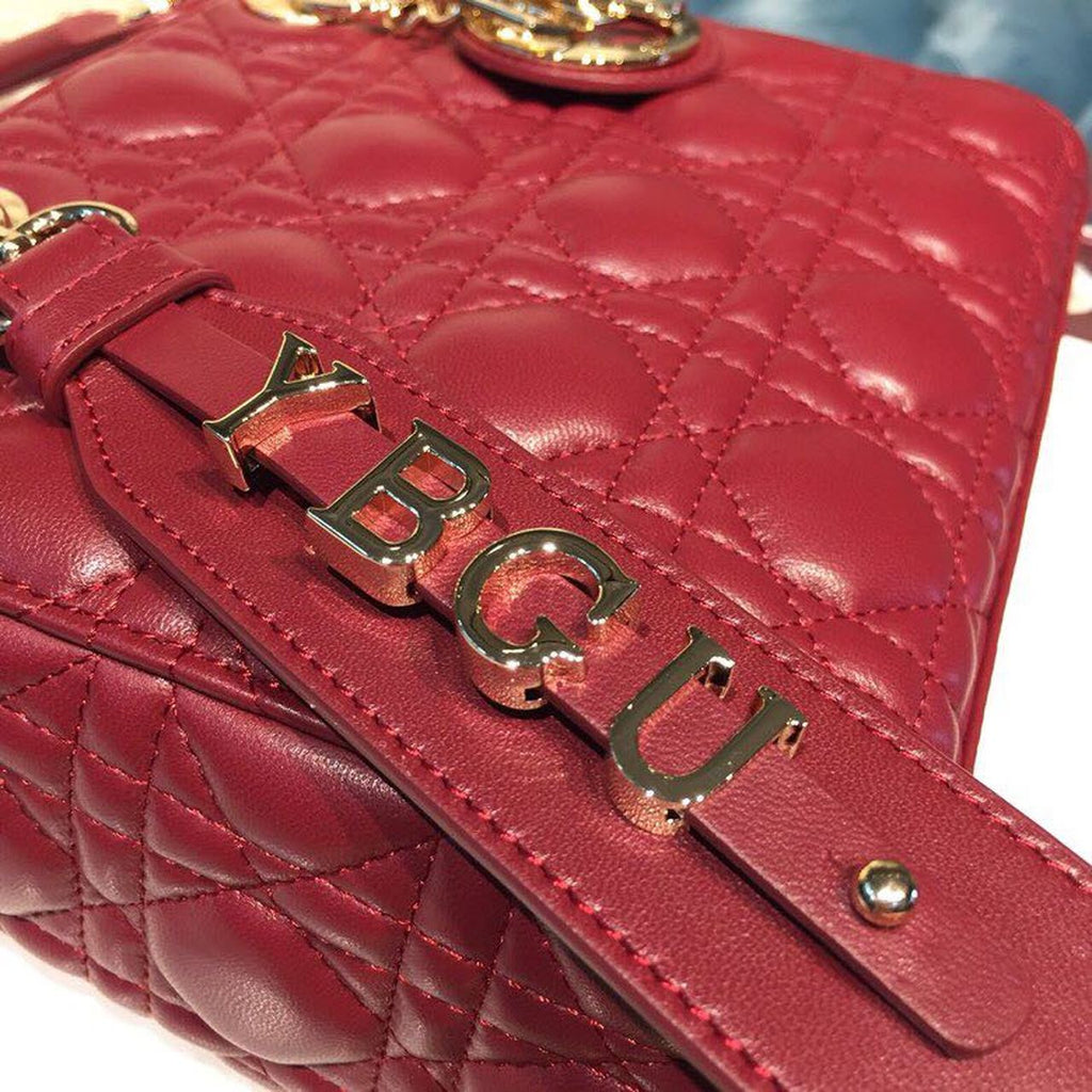 GLAMI Small Lady My ABCBag Cherry Red Cannage  For Women 20cm/8in CD