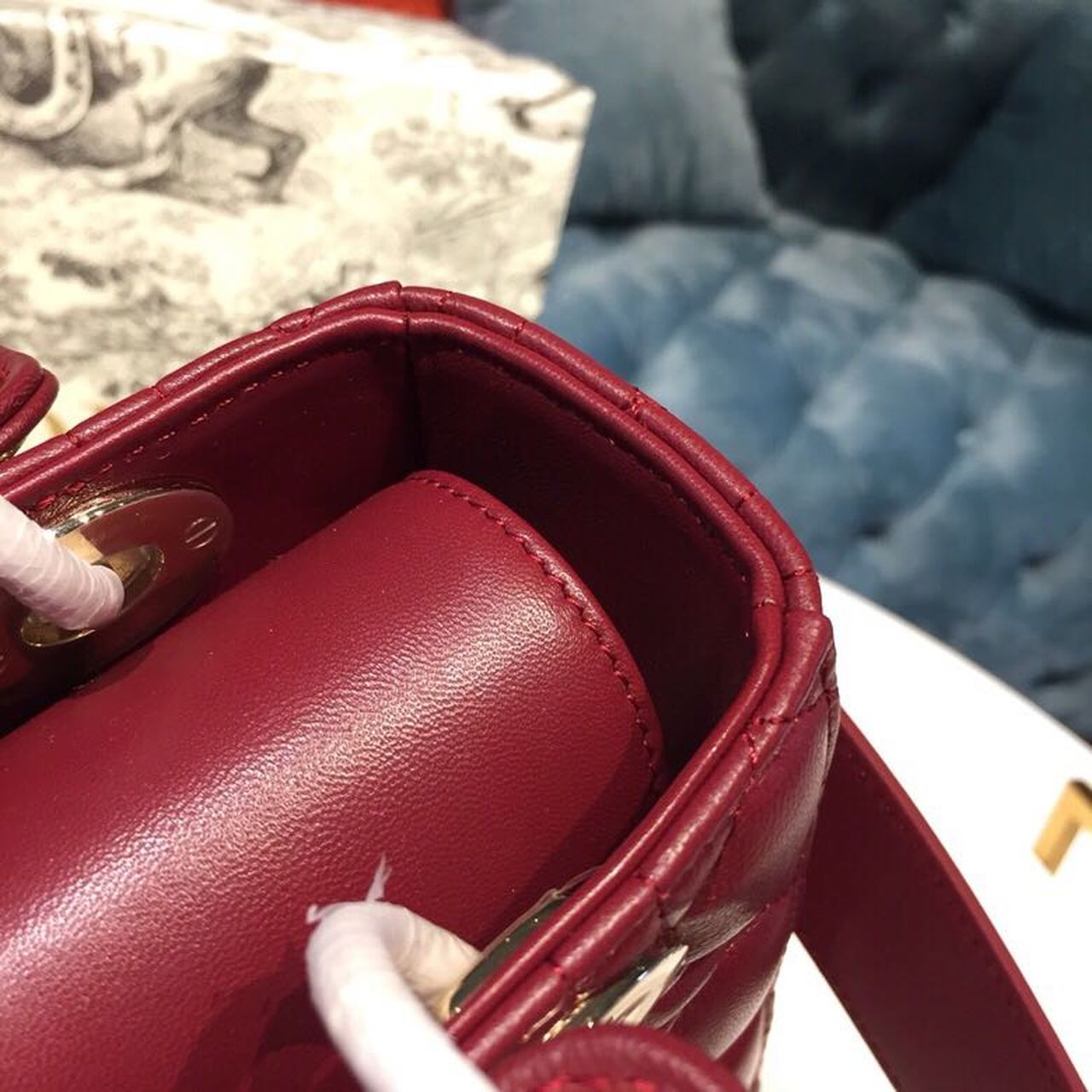 GLAMI Small Lady My ABCBag Cherry Red Cannage  For Women 20cm/8in CD