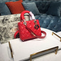 GLAMI Small Lady My ABCBag Dusty Red Cannage For Women 20cm/8in CD
