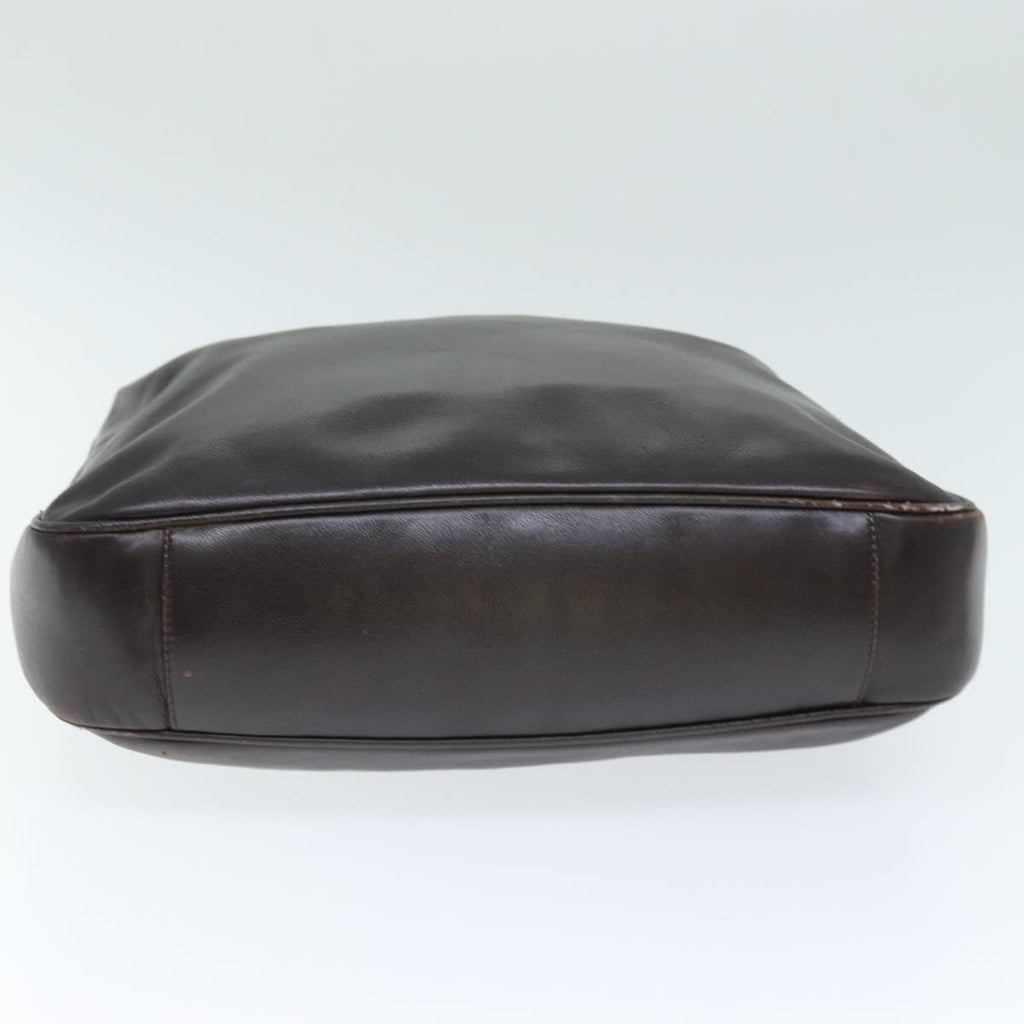 GUCCI Bamboo Shoulder Bag Leather 2way Brown 001 2113 1577 75114