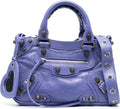 LE CAGOLE SMALL LEATHER SHOULDER BAG