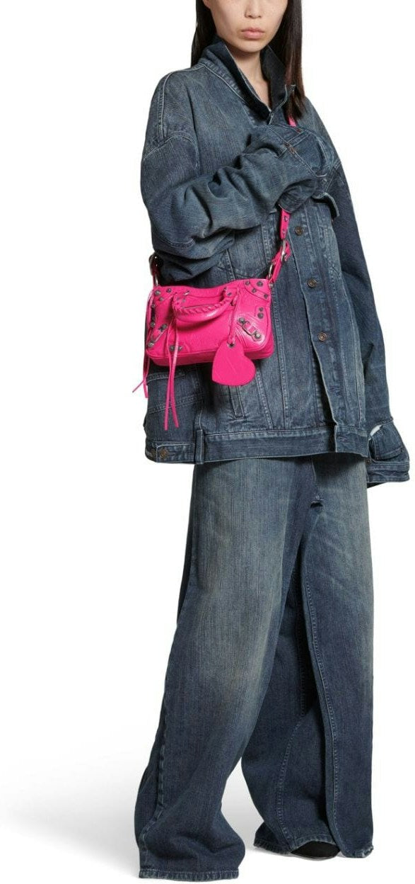 NEO CAGOLE SMALL LEATHER HANDBAG