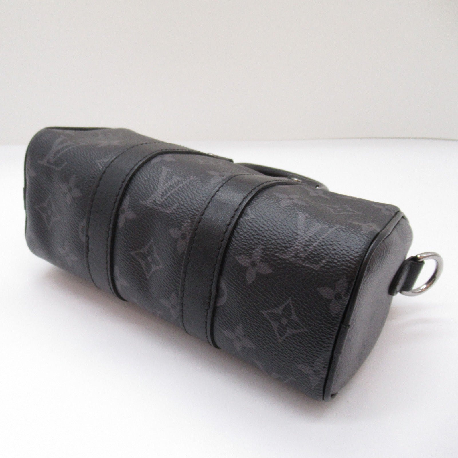 Louis Vuitton Louis Vuitton Keepall XS Boston Bag PVC Coated Linen Monogram   Black M45947