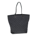GUCCI GG Canvas Tote Bag Black 31243 75310