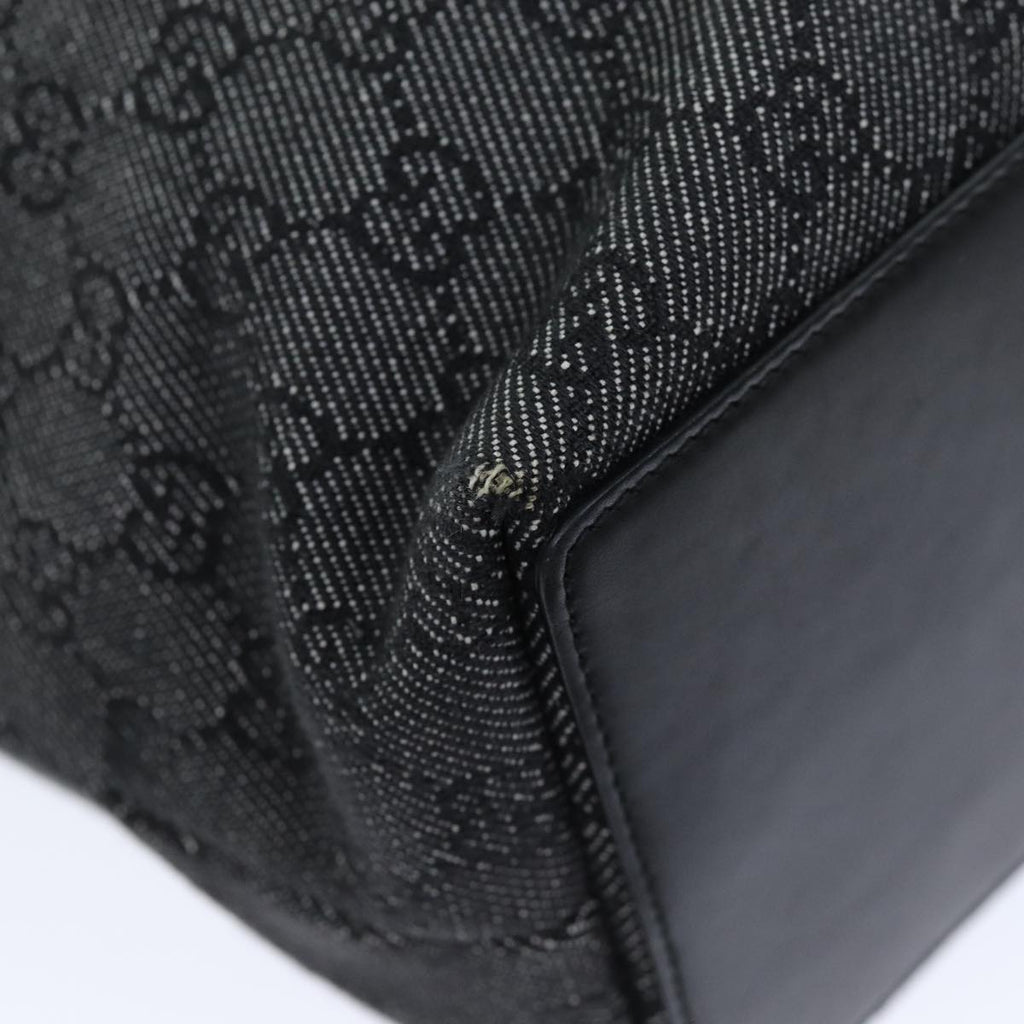 GUCCI GG Canvas Tote Bag Black 31243 75310