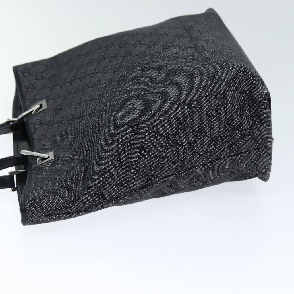 GUCCI GG Canvas Tote Bag Black 31243 75310