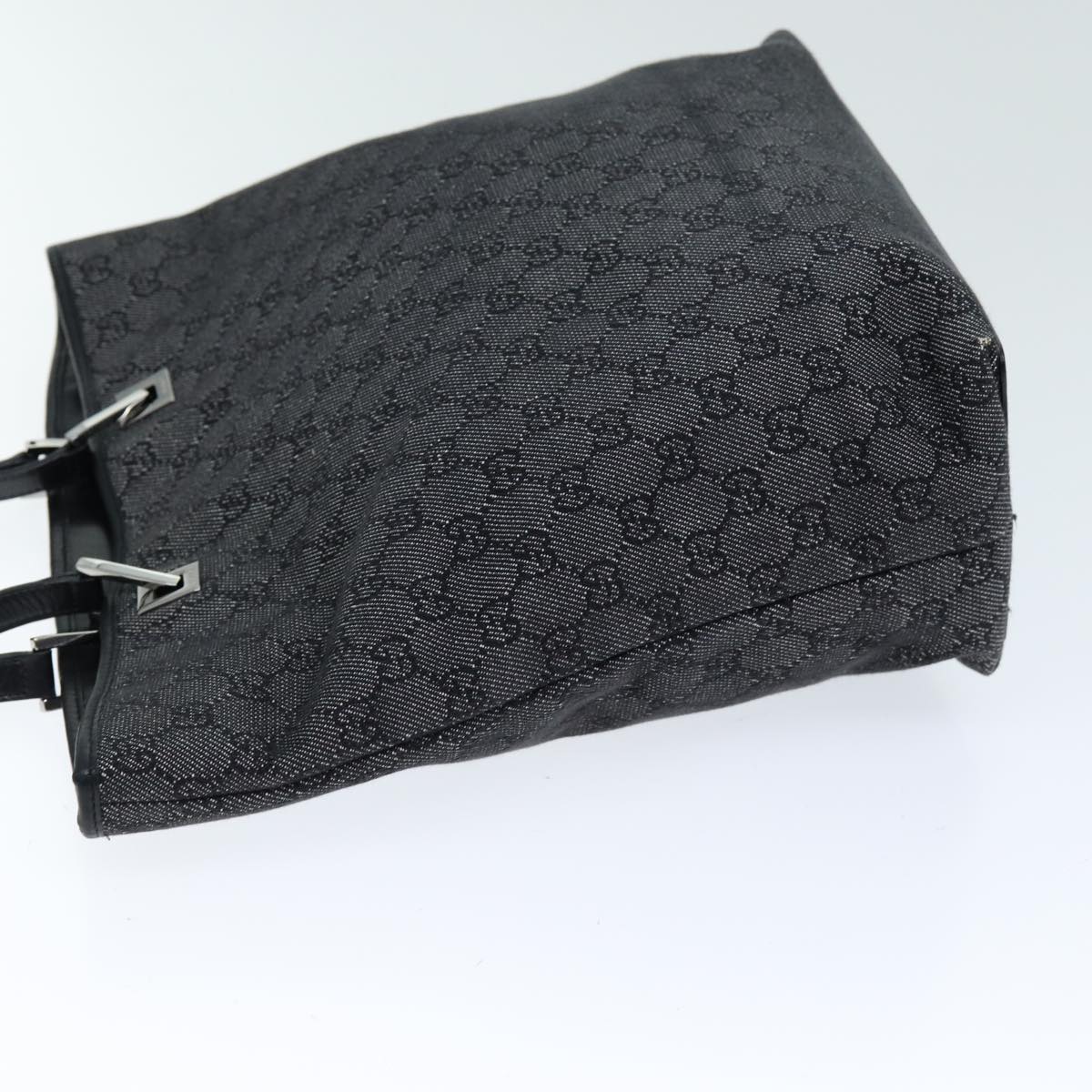 GUCCI GG Canvas Tote Bag Black 31243 75310