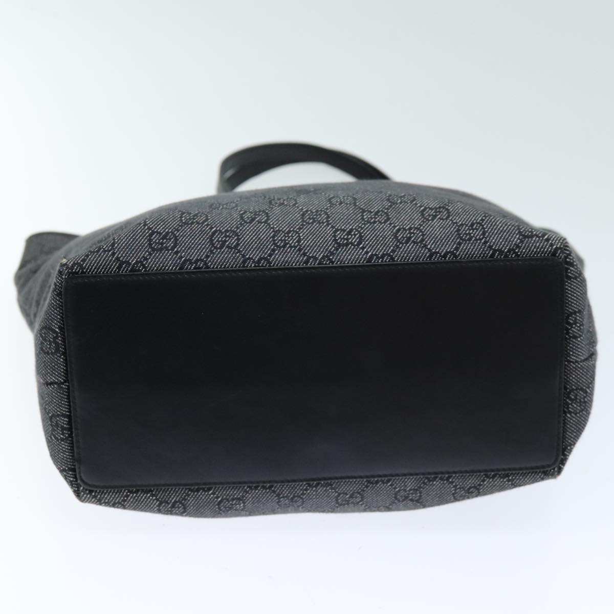 GUCCI GG Canvas Tote Bag Black 31243 75310