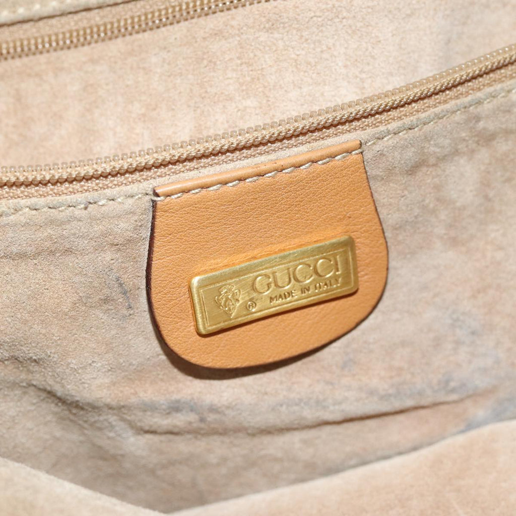 GUCCI Shoulder Bag Leather Brown 001 115 1373 75314