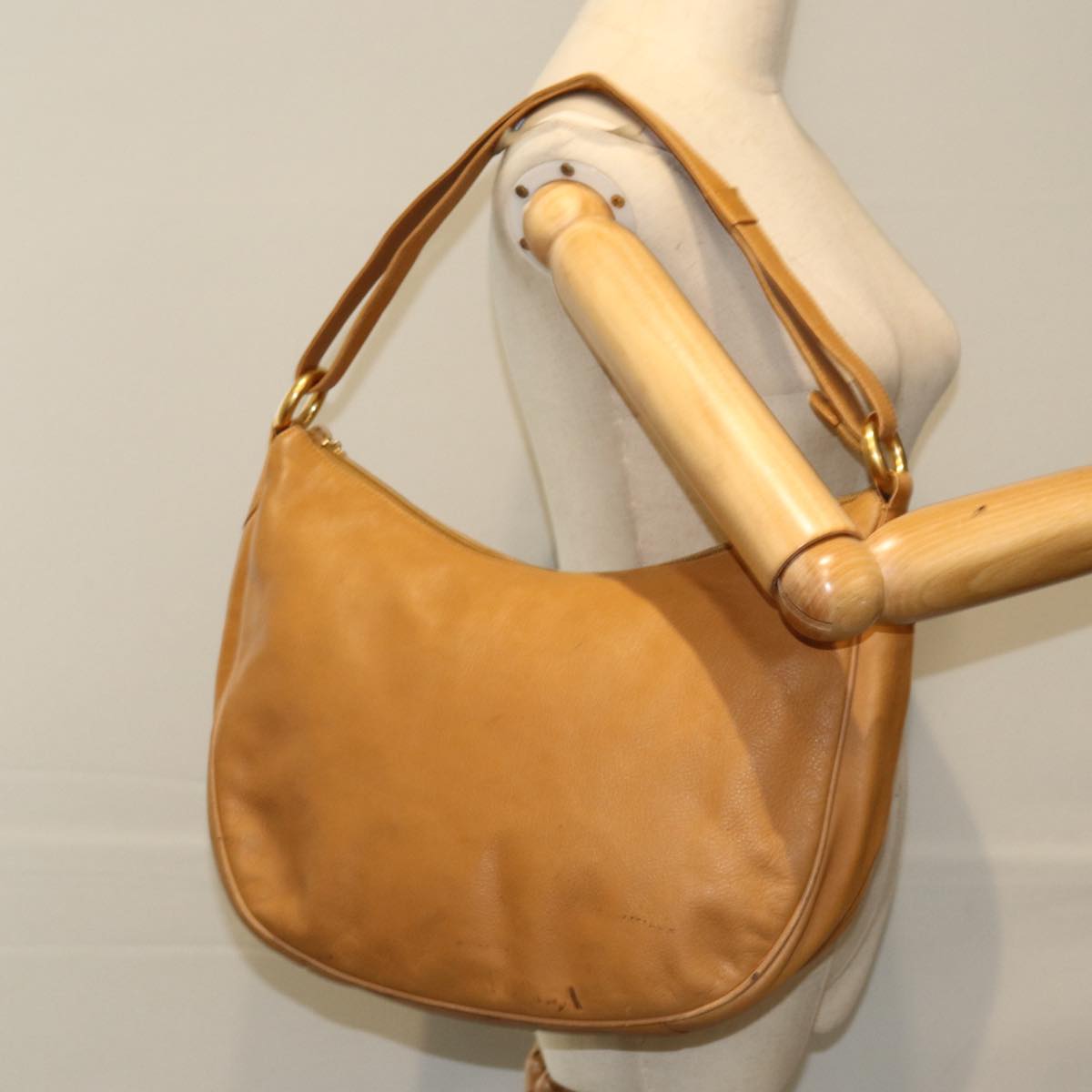 GUCCI Shoulder Bag Leather Brown 001 115 1373 75314