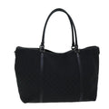 GUCCI GG Canvas Tote Bag Black 265696 75315