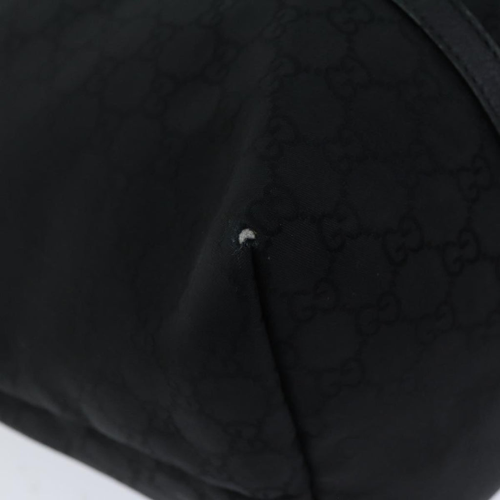 GUCCI GG Canvas Tote Bag Black 265696 75315