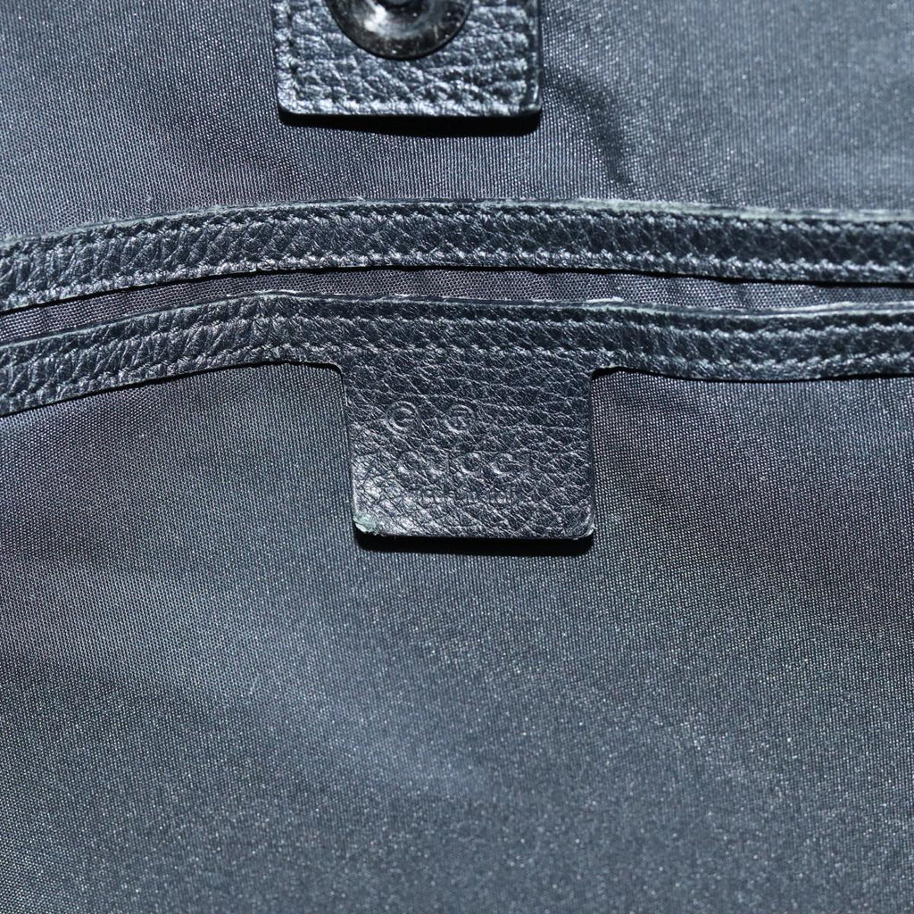 GUCCI GG Canvas Tote Bag Black 265696 75315