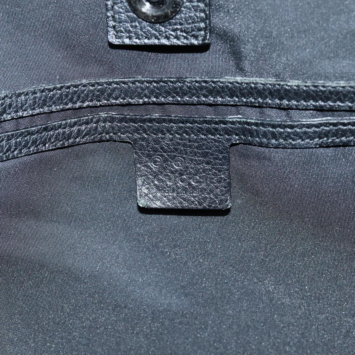 GUCCI GG Canvas Tote Bag Black 265696 75315
